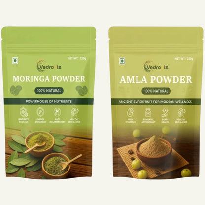 Immunity Boost Combo - Naturally strengthen your body’s defenses with the powerful duo of Amla and Moringa