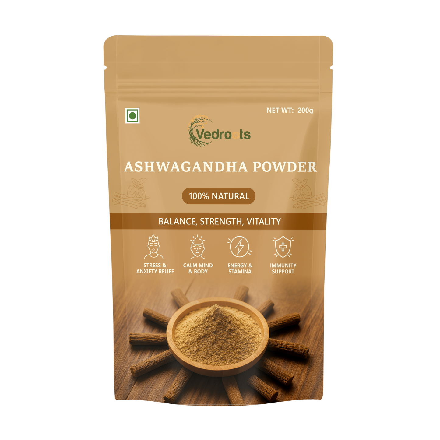 Ashwagandha (Withania Somnifera) - Natural Stress Relief & Immunity Booster