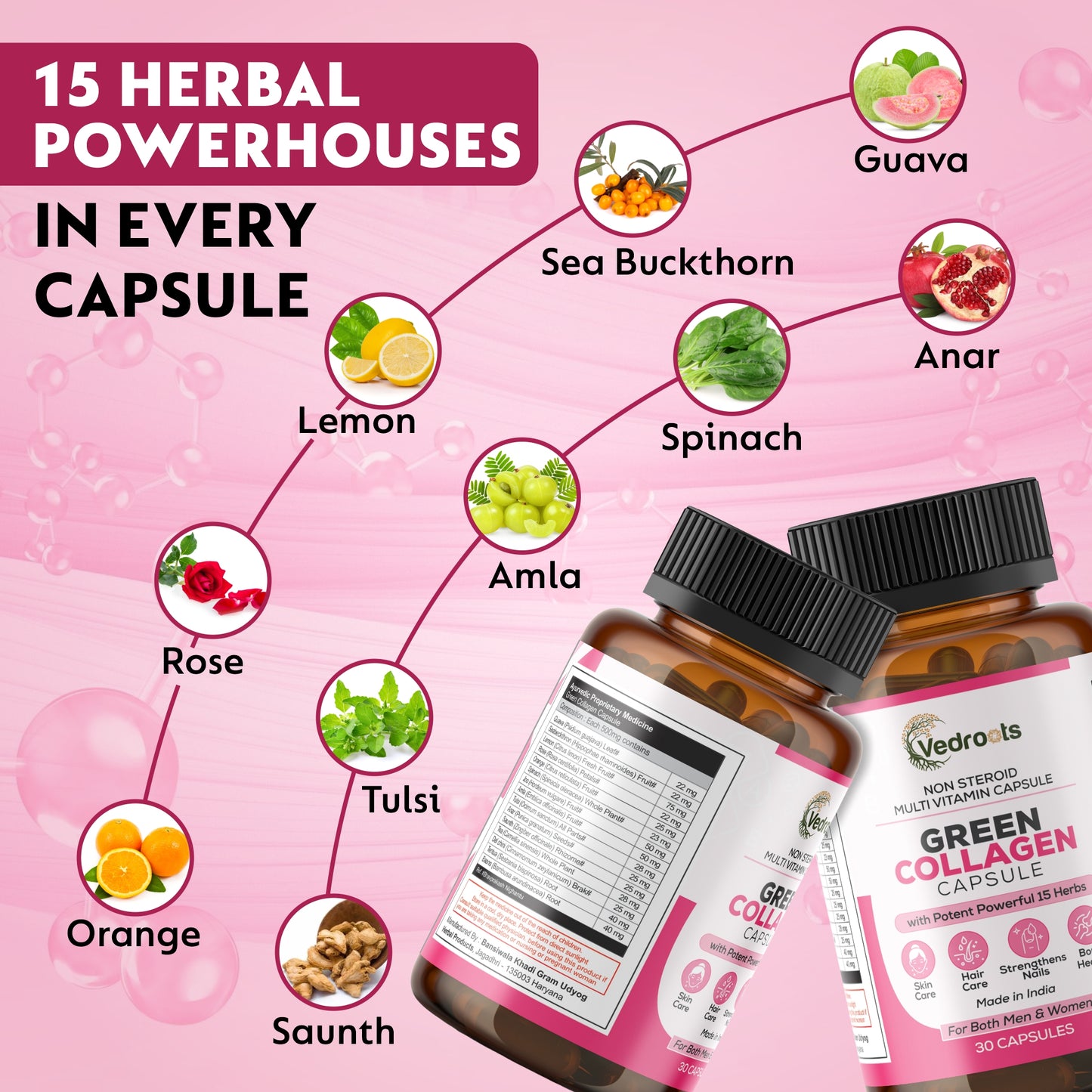 🟢 Green Collagen Capsule