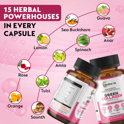 🟢 Green Collagen Capsule