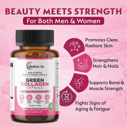 🟢 Green Collagen Capsule