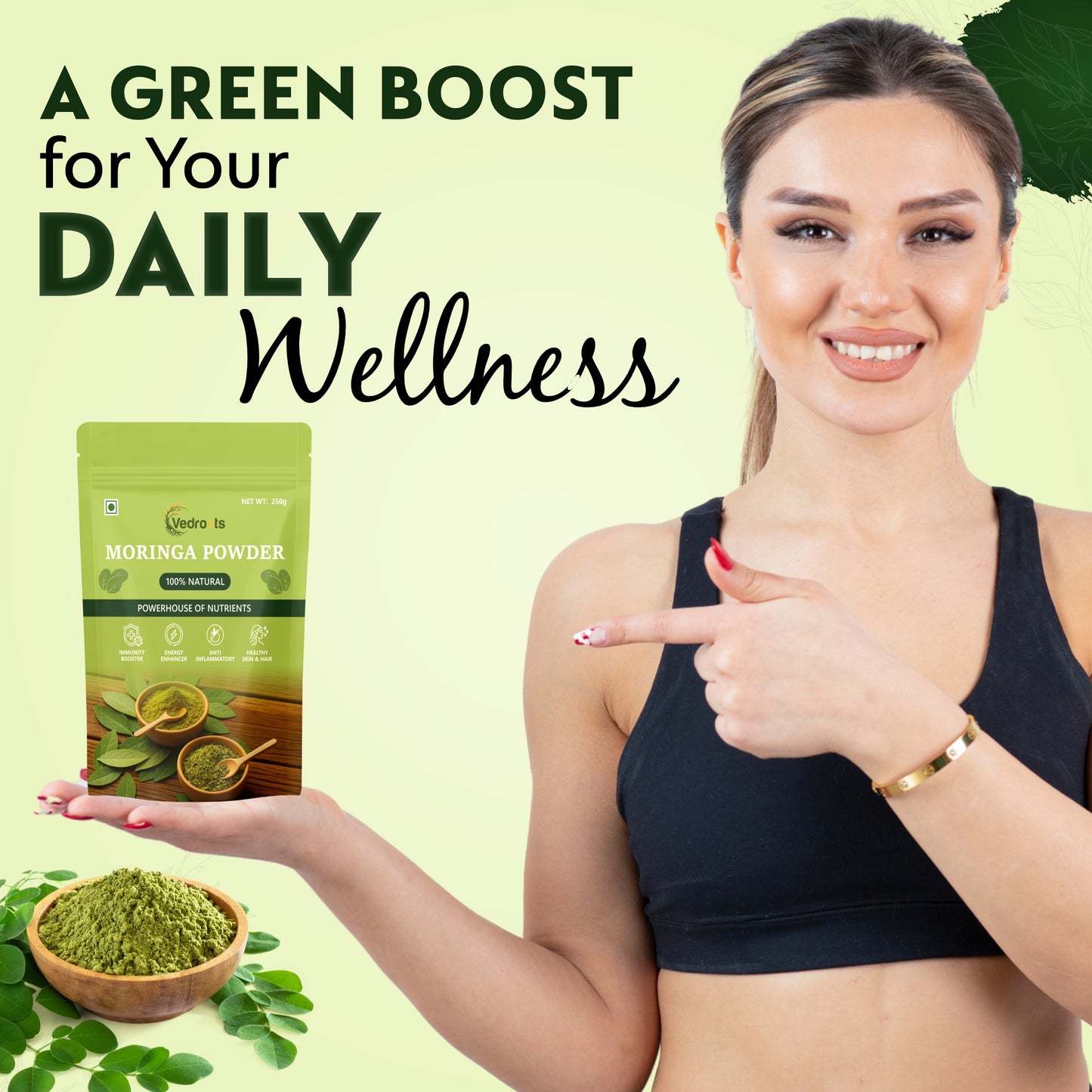 Moringa Powder – Superfood for Energy, Detox & Nutrient Support