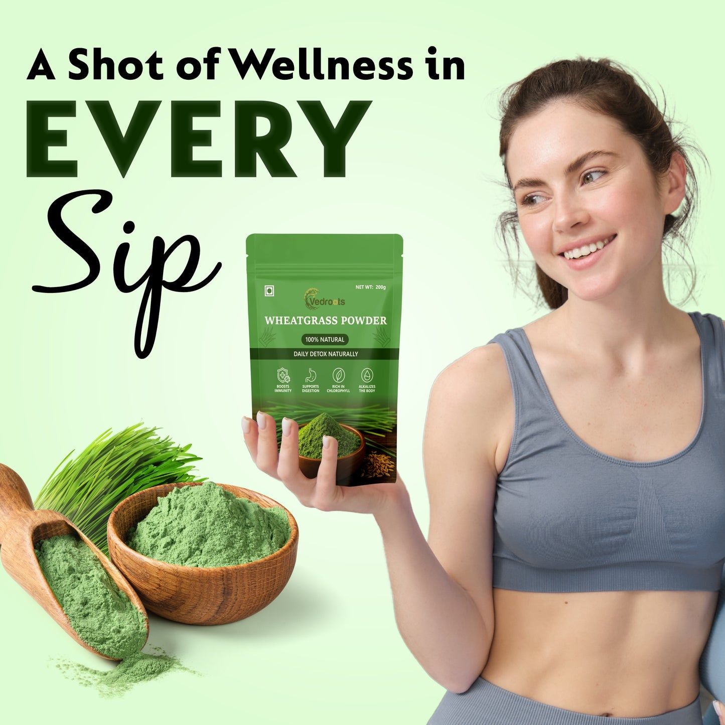 Wheatgrass Powder: The Green Fuel for Detox, Energy & Immunity